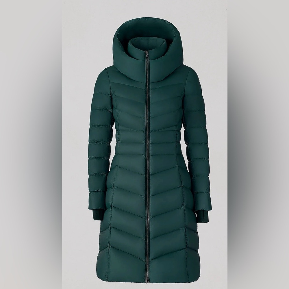 ✨ Soia & Kyo Down Puffer – Midnight Forest (XS) ✨